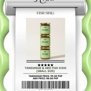 tanguigue fish sisig small size