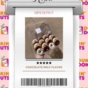 chocolate/milk mini donut
